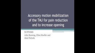 Mobilization of the Temporomandibular Joint TMJ Physical Therapy [upl. by Carbone]