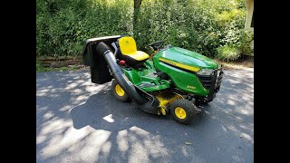 John Deere X350 Bagger [upl. by Slemmer]