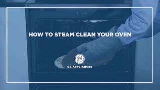 GE Tips How to Steam Clean Your Oven at Slager Appliances [upl. by Gnoix162]