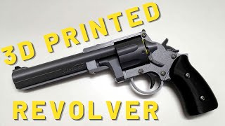 3D Printed Revolver  Single Action Prop Gun [upl. by Aicilaanna]