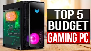 TOP 5 Best Budget Gaming PC 2024 [upl. by Ankney670]