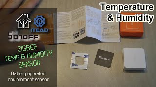 Sonoff Zigbee temperature and humidity sensor [upl. by Ruzich]