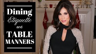 Dining Etiquette 101  Table Manner Tips and Tricks  TOPICS WITH TRACY [upl. by Rosemarie]