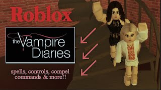 Roblox The Vampire Diaries ALL SPELLS CONTROLS amp MORE [upl. by Yorick]