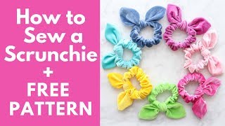 DIY How To Sew A Scrunchie 6 Different Ways [upl. by Weingartner]