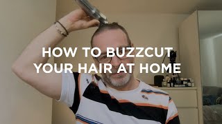 Expert Barber Advice – How To Cut Your Own Hair  The Buzzcut [upl. by Godliman580]