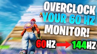 Increase Refresh rate for FREE  How to Overclock your 60Hz Monitor AMD Intel Nvidia [upl. by Jevon]