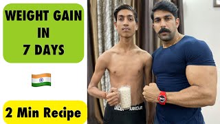 10 Kg Weight Gain  2 Min Recipe  10 Kg Weight Gain In A Month  Rubal Dhankar [upl. by Ahsap]