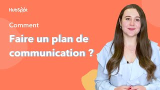 Comment faire un plan de communication [upl. by Llekram305]