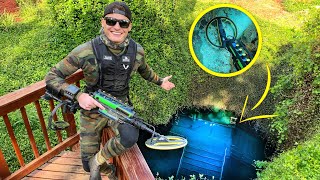 Scuba Diving the Devils Den Prehistoric Spring for Lost Valuables Metal Detecting Underwater [upl. by Refitsirhc]