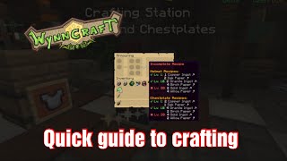 Beginners guide to crafting in Wynncraft  The Basics [upl. by Seldun538]