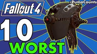 Top 10 Worst Guns and Weapons in Fallout 4 Including DLC Redux PumaCounts [upl. by Aedrahs]