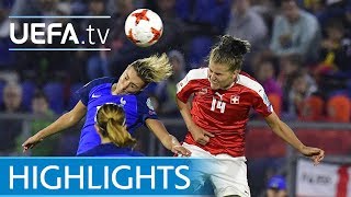 Womens EURO highlights Switzerland 11 France [upl. by Hsaka]