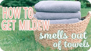 Homemaking Skills  Stinky Towels GET THE SMELL OUT [upl. by Iddet758]