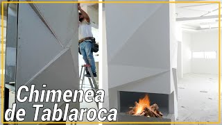 Como hacer una Chimenea de Tablaroca [upl. by Mloclam157]