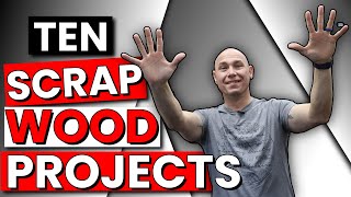 10 AMAZING Scrap Wood Project Ideas  Beginner Woodworking Projects [upl. by Nahgaem97]