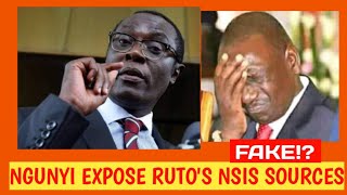 Professor Mutahi Ngunyi Exposed Rutos Source of Intelligence Report NSIS 2022 Election Kenya News [upl. by Kristel]