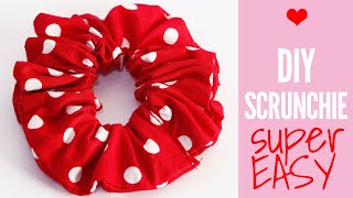 How to Make a Scrunchie  DIY Scrunchie Tutorial [upl. by Adneral]