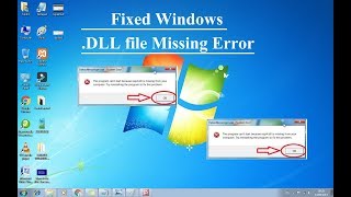 How to Fix All DLL Missing File Error in Windows PC  Windows 7XPVistaService Pack 12 [upl. by Areid]