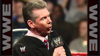 Mr McMahon fires Eric Bischoff  Raw December 5 2005 [upl. by Yelyab]