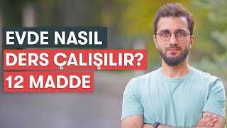 Evde Nasıl Ders Çalışılır  12 Maddelik Rehber [upl. by Susanne]