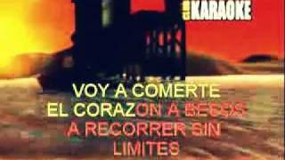 los nocheros  voy a comerte el corazon a besos karaokempg [upl. by Yazbak857]