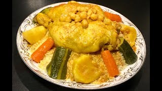 RECETTE DE COUSCOUS EXPRESS SANS COUSCOUSSIER [upl. by Llennod]