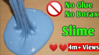 How To Make Slime Without Glue Or Borax l How To Make Slime With Flour and Sugar l DIY No Glue Slime [upl. by Sirovaj267]