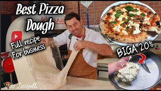 How To Make Best PIZZA DOUGH for Your Business Full RecipeBIGA [upl. by Budding]