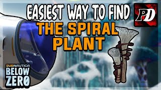 EASIEST WAY TO FIND THE SPIRAL PLANT  Subnautica below zero [upl. by Leor]