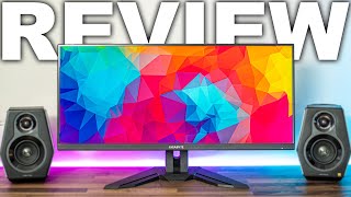 Gigabyte 34quot Gaming Monitor Review M34WQ [upl. by Yvad3]