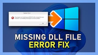 Windows 11  How To Fix Missing DLL Files Error [upl. by Agnew]