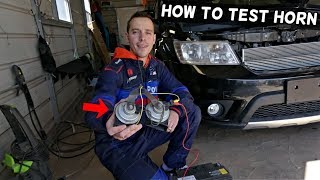 HOW TO TEST CAR HORN ANY CAR [upl. by Albert805]