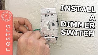 How to Install an LED Dimmer Switch  Nestrs [upl. by Manvil874]