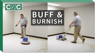 How to Buff and Burnish a Floor  Clean Care [upl. by Ahen33]