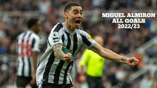 ALL GOALS SCORED BY MIGUEL ALMIRON 202223 [upl. by Val]