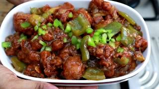 Gobi Manchurian Gravy in Malayalam  Restaurant Style Gobi Manchurian Recipe [upl. by Levesque]