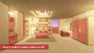 How to build a modern bedroom in Minecraft [upl. by Lennie804]