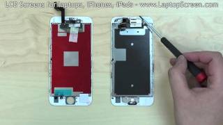 iPhone 6S screen replacement  digitizer glass and LCD reinstallation instructions [upl. by Bokaj805]