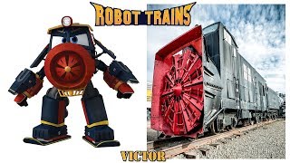 Robot Trains Characters in Real Life [upl. by Maeve]