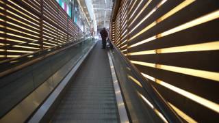 Sweden Stockholm Haninge Centrum 4X escalator  KONE elevator ride [upl. by Aiblis]