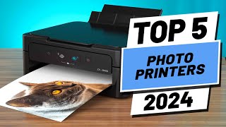 Top 5 BEST Photo Printers in 2024 [upl. by Pinebrook]