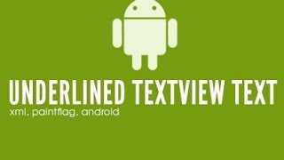 how to make text underline  UnderlineSpan in android studio [upl. by Trant]