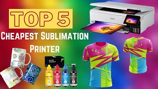 Top 5 Cheapest Sublimation Printer [upl. by Ahsienod841]