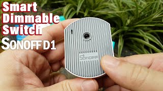 Sonoff D1 Smart Dimmer Switch [upl. by Ojillib696]