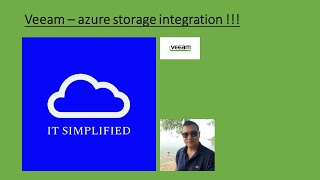 Veeam  Integration with azure storage [upl. by Rives]