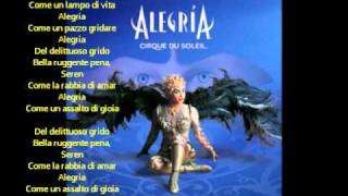 Alegria Cirque Du Soleil Alegria lyrics [upl. by Niaz]