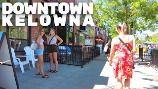 Downtown Kelowna Tour  Kelowna British Columbia  Canada [upl. by Elboa]