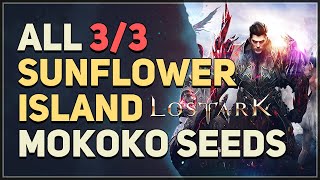 All 3 Sunflower Island Mokoko Seed Locations Lost Ark [upl. by Atilal909]