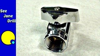 How to Install a Threaded Water Shutoff Valve [upl. by Debarath]